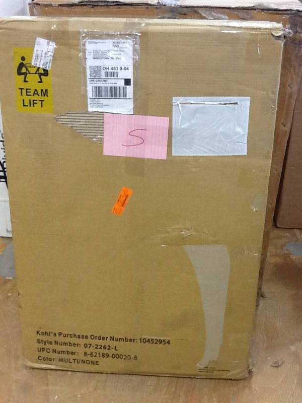 lot 5 image: 5-Tier Bookshelf, Brown open box never used