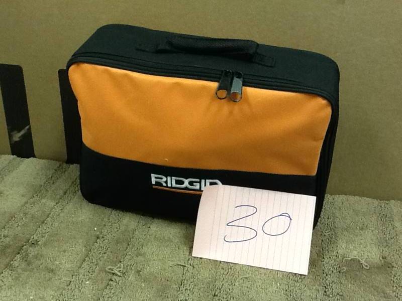 lot 30 image: Ridgid Drill Driver and Impact Driver Kit (Batterycharger included)