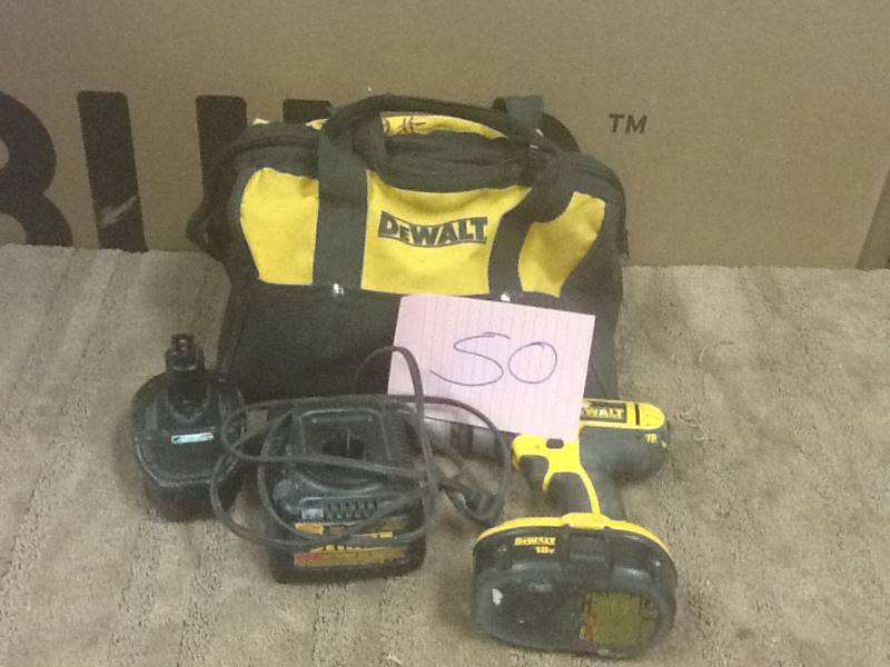 lot 50 image: Dewalt 18V Drill Driver used in working condition