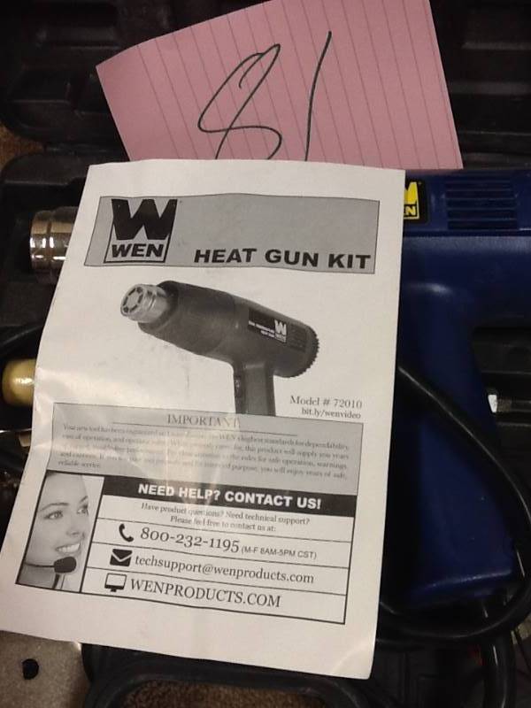 lot 81 image: Wen Dual Temperature Heat Gun in working conditions