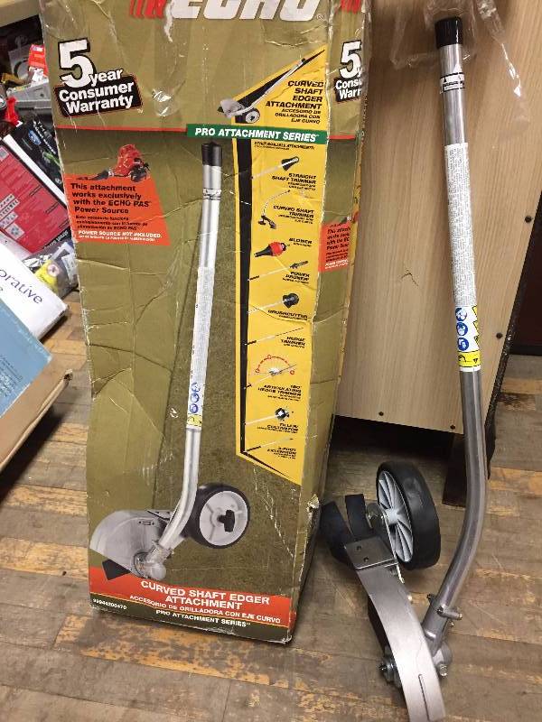 lot 137 image: ECHO Pro Attachment Series Curved Shaft Edger Attachment never used