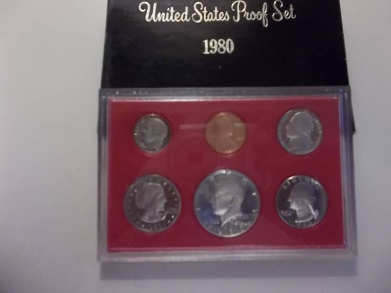 lot 6 image: 1980 US Proof Set In Original Box