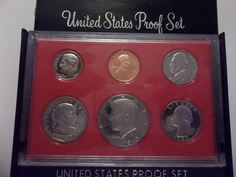 lot 34 image: 1980 US Proof Set In Original Box