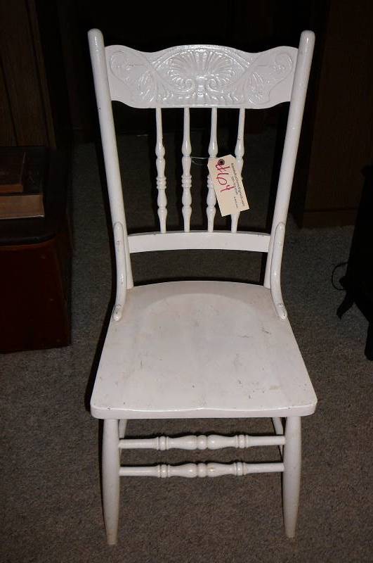 lot 64 image: Vintage wooden Kitchen chair