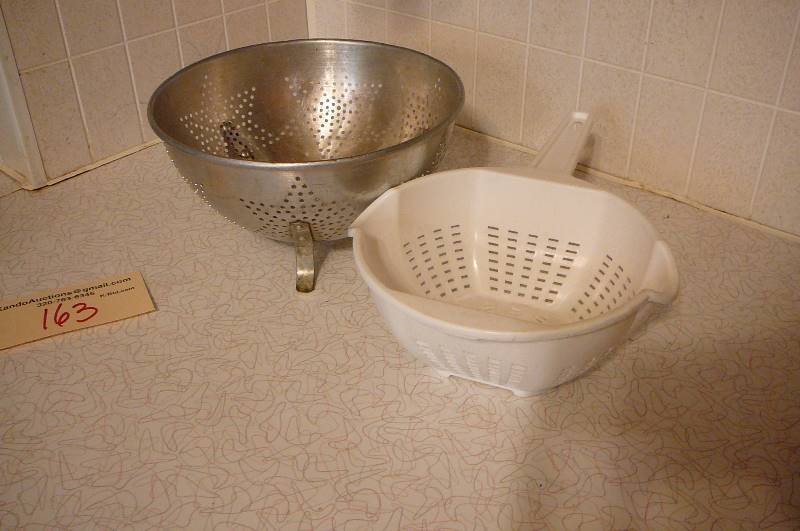 lot 163 image: 2 - Strainers