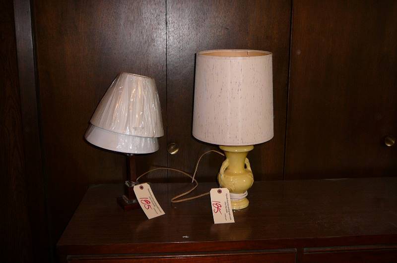 lot 185 image: Table lamps 2