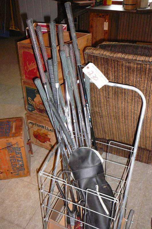 lot 230 image: Lot of Misc. Golf Clubs