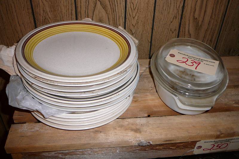 lot 239 image: Lot of Dishes