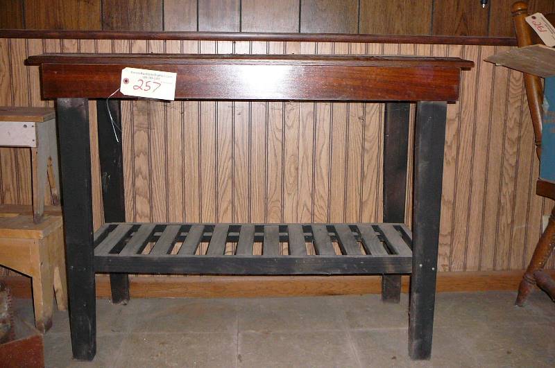 lot 257 image: Wooden Plant Stand