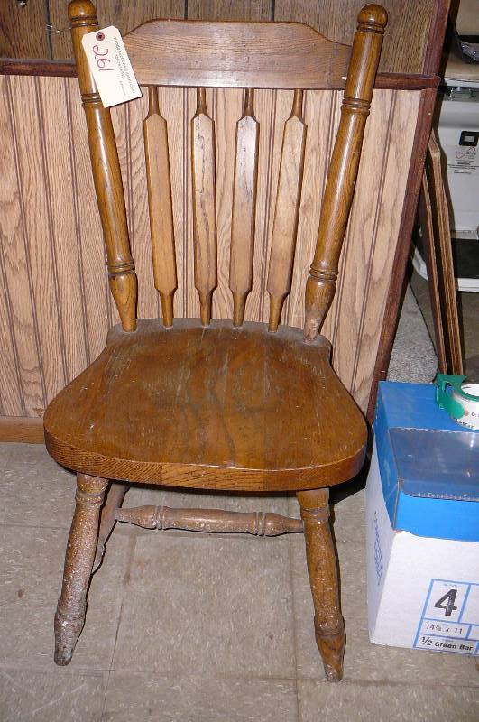 lot 261 image: Wooden Chair