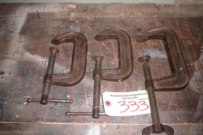 lot 333 image: C-Clamps Standard Clamp