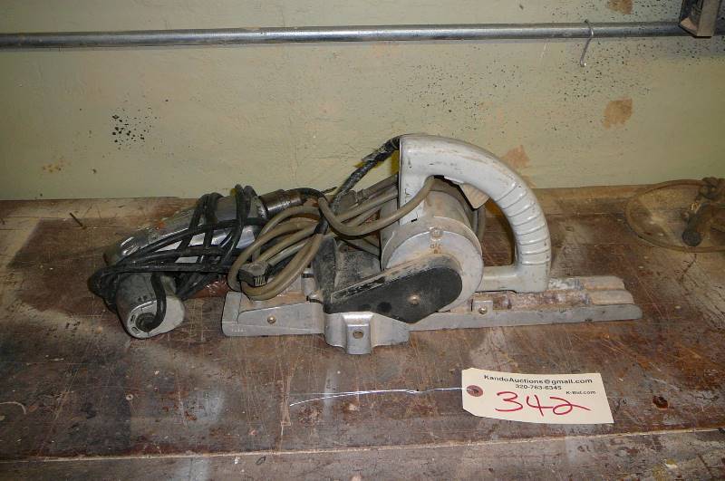 lot 342 image: power planer & black & decker drill