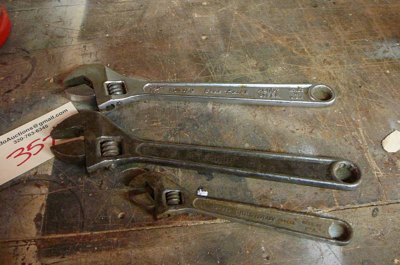 lot 357 image: crescent wrench