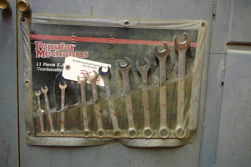 lot 366 image: lot of wrenchs