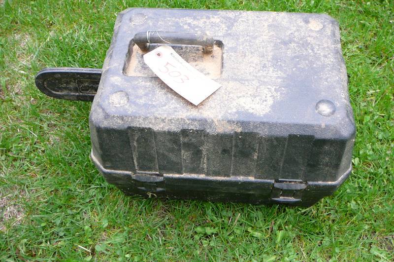lot 503 image: hard case chainsaw hold