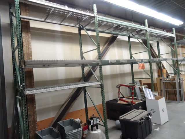 lot 8 image: Tear Drop Pallet Rack Unit