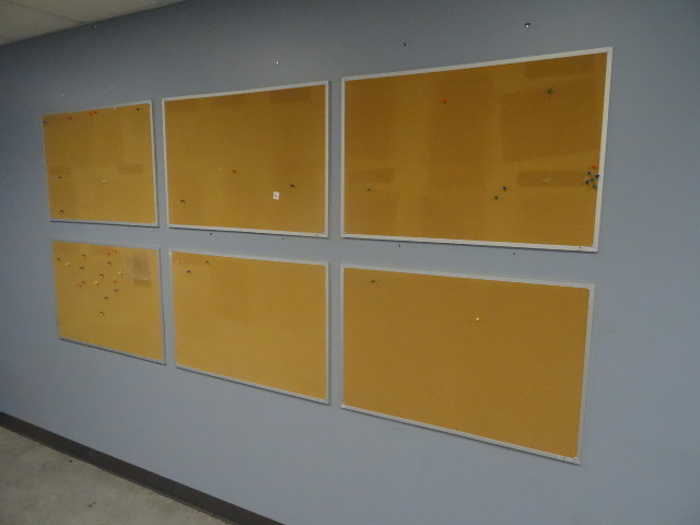 lot 42 image: 9 Cork Boards,  8 Are 36 X 24,