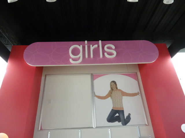 lot 76 image: Girls Retail Sign Approx 10 X 24