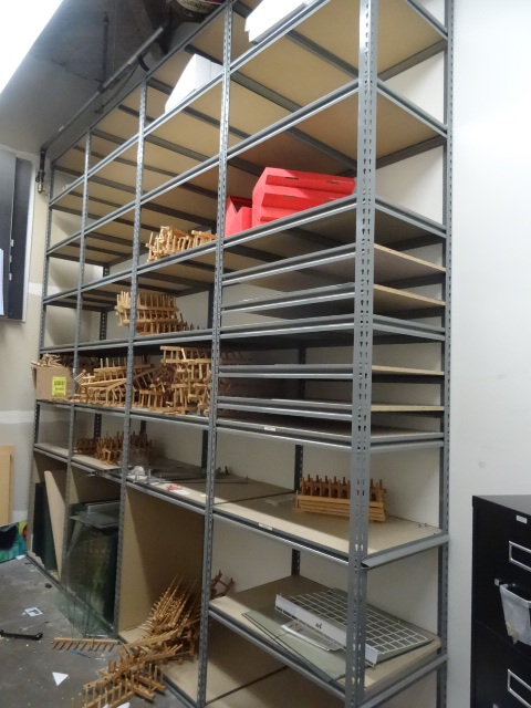 lot 125 image: Slide N Lock Shelving Unit