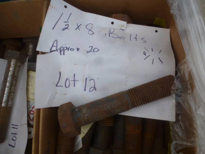 1 12 x 8 Bolts Lot# 12