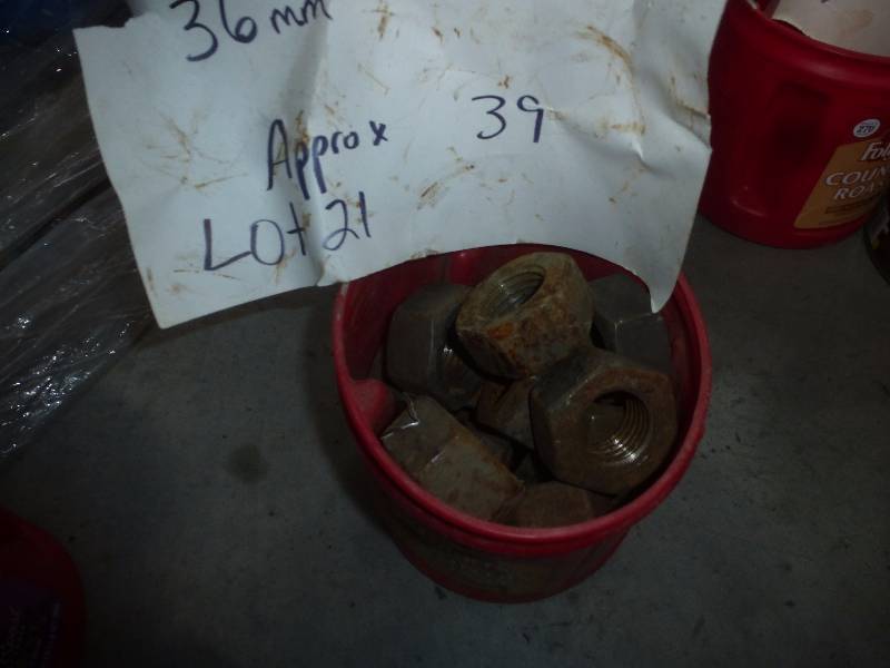 36 Millimeter Nuts Lot# 21