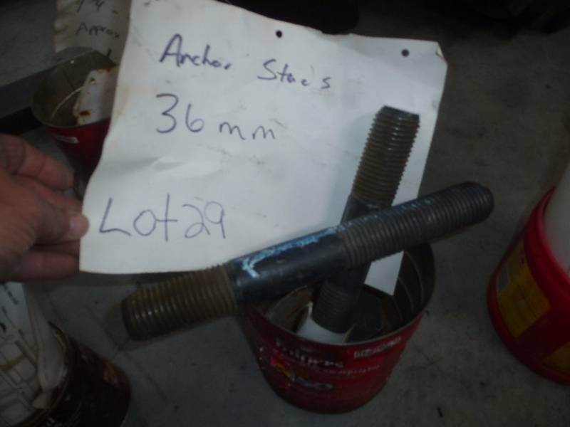 36 Millimeter Anchor Studs Lot# 29