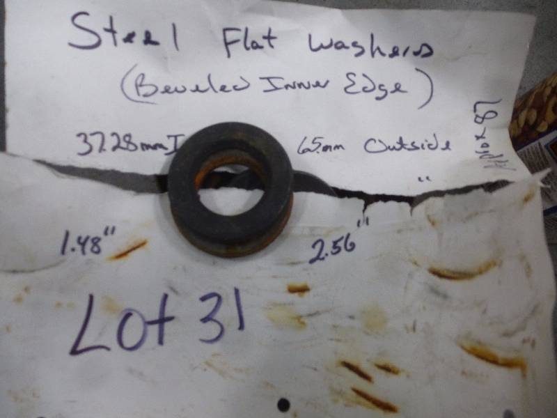 Steel Flat Washers Lot# 31