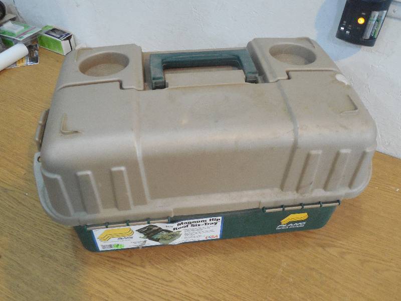 lot 6 image: Plano Tackle Box with some goodies inside