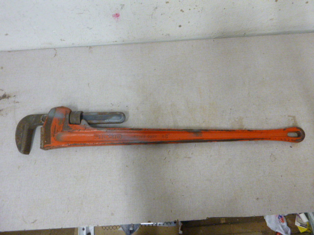 lot 50 image: Ridgid Pipe Wrench