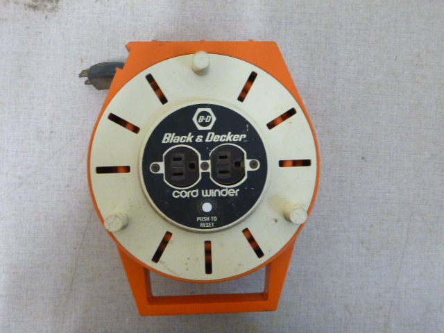 lot 56 image: Black & Decker Cord Winder