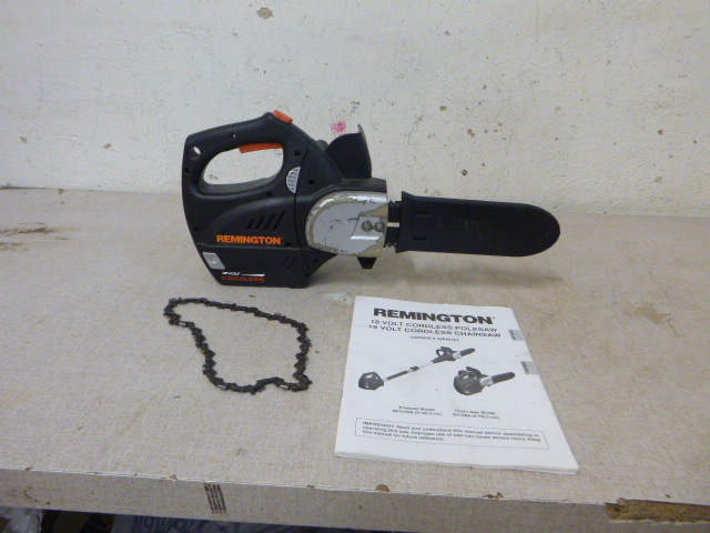lot 66 image: Remington Cordless Chain Saw