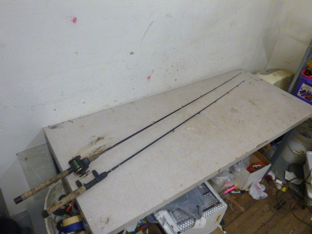lot 77 image: 2 Fishing Rods with Reel