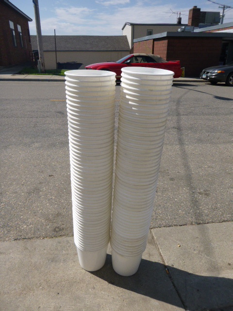 lot 105 image: 1 Gallon Plastic Pails