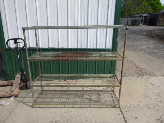 lot 107 image: 4 Tier Shelving