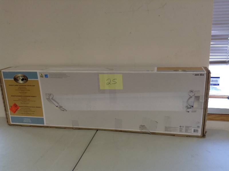 Hampton Bay Regency 3-Light Brushed Nickel Fluorescent Flushmount New