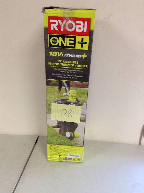 Ryobi Oned 18V Lithium 13 Cordless String TrimmerEdger