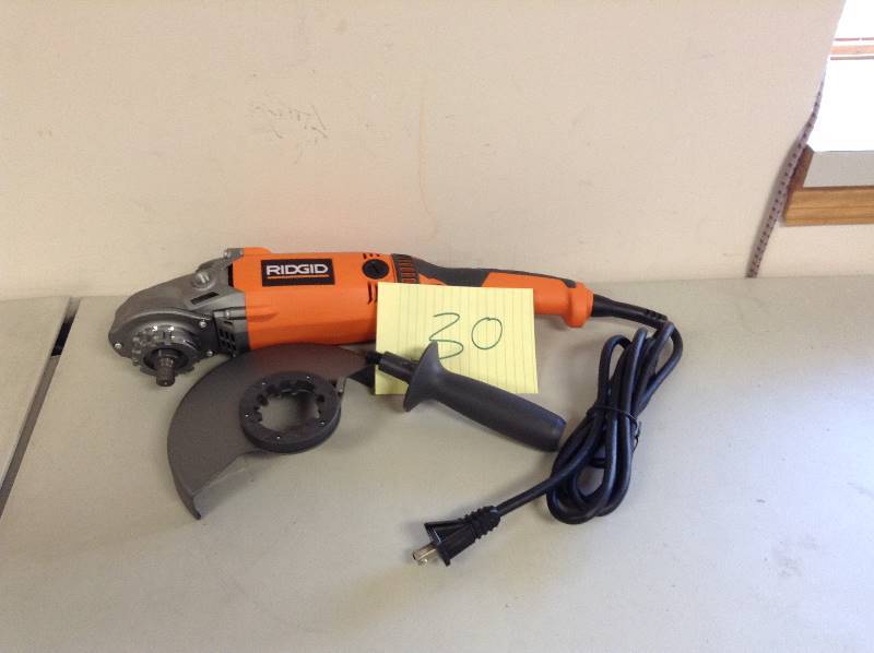 Ridgid 15 Amp Corded 7 in. Twist Handle Angle Grinder