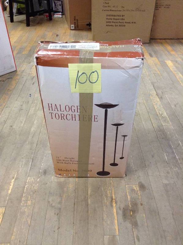ORE International  190W Halogen Tochiere Floor Lamp
