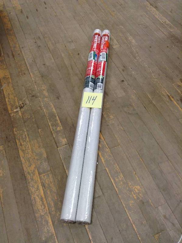 Lot of 2 1.Frost King 48-in x 25-ft Clear Vinyl Door Weatherstrip
