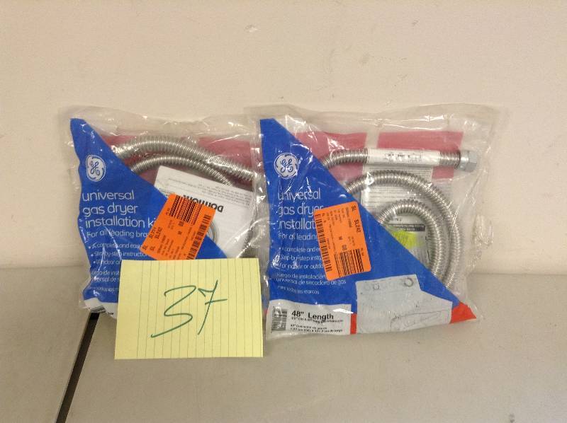 Lot of 2 GE Universal Gas Dryer Installation Kit
