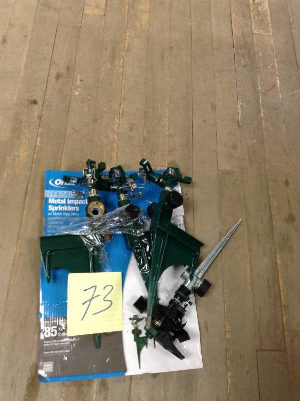 Lot of Orbit Metal Sprinklers