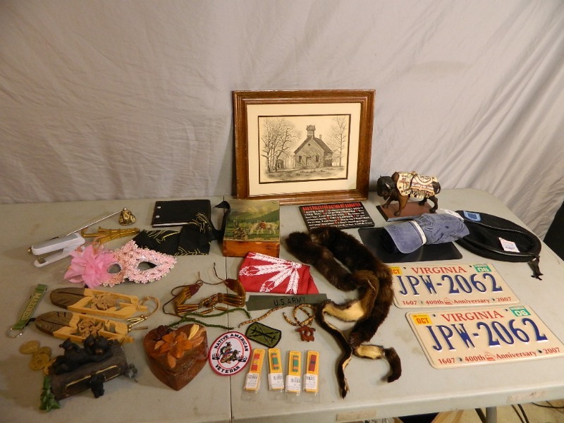 Signed Etching, Furs, Collectibles, and More