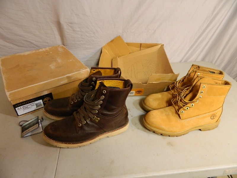 2 Pairs of Timberland Boots