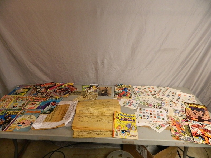 Comic Books, Postage Stamps, Government Documents