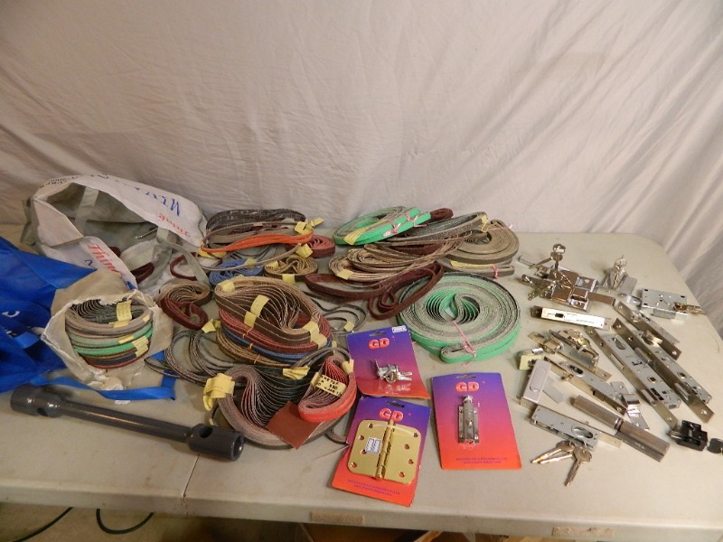New Tools, Sandpaper, Door Latches, Etc