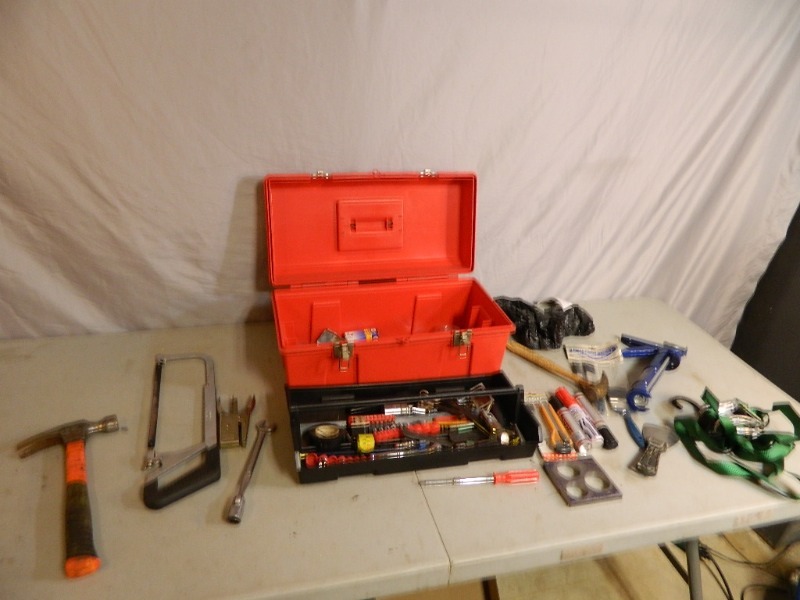 Toolbox with Tools and More