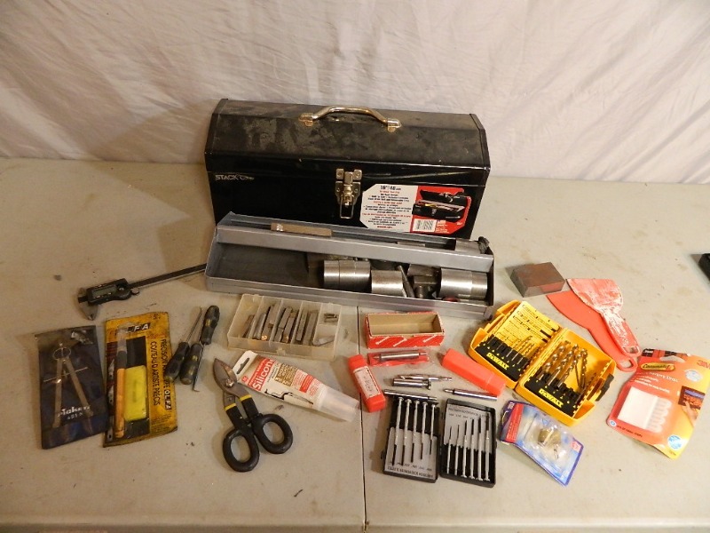 Toolbox with Machinist Tools