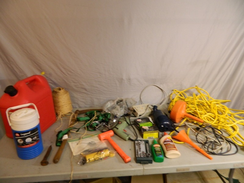 Extension Cord, Tools, Shop Supplies, Etc