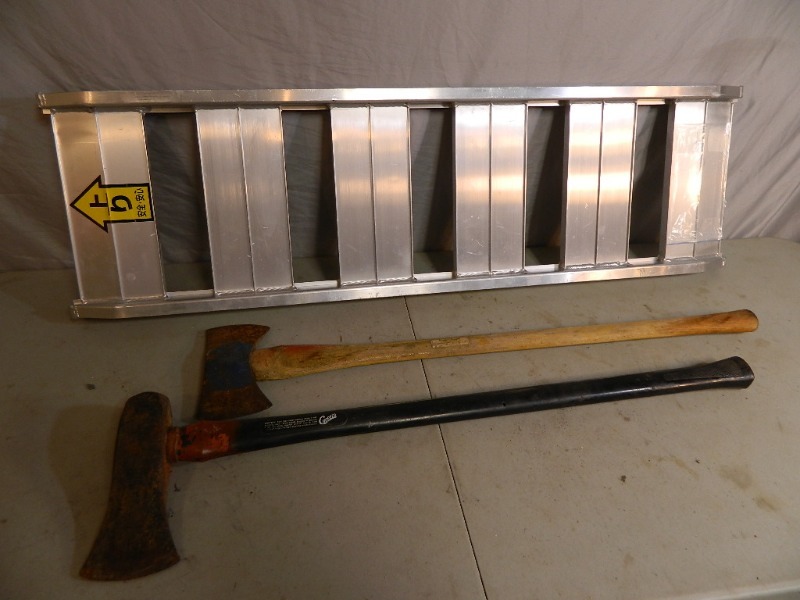 Aluminum Ramp, Maul, Axe