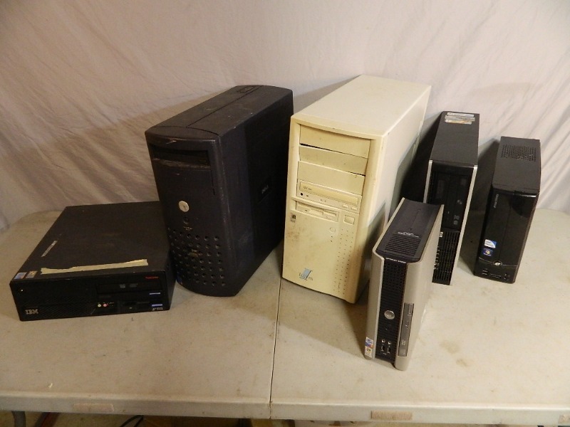 Assorted Desktop Computer Towers